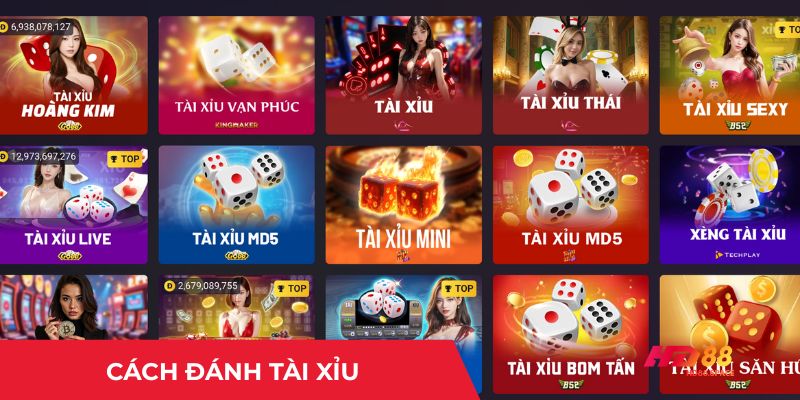 cách đánh tài xỉu