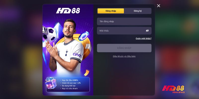 Đăng nhập HD88
