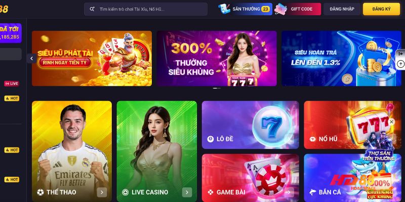 Đăng nhập HD88